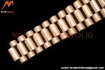 Rolex - DayDate 36mm 128235 Flt Pres RG/RG Silv/Dia V5 QF VR3255
