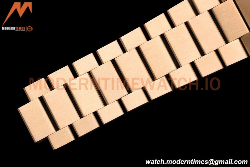 Rolex - DayDate 36mm 128235 Flt Pres RG/RG Silv/Dia V5 QF VR3255