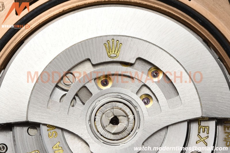 Rolex - DayDate 36mm 128235 Flt Pres RG/RG B-Grn/Dia V5 QF VR3255