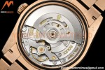 Rolex - DayDate 36mm 128235 Flt Pres RG/RG Brn/Rmn V5 QF VR3255