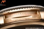 Rolex - DayDate 36mm 128235 Flt Pres RG/RG Brn/Rmn V5 QF VR3255