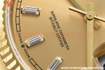 Rolex - DayDate 36mm 128238 Flt Pres YG/YG Gold/Dia V5 QF VR3255