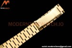 Rolex - DayDate 36mm 128238 Flt Pres YG/YG Gold/Dia V5 QF VR3255