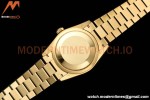 Rolex - DayDate 36mm 128238 Flt Pres YG/YG Grn/Dia V5 QF VR3255