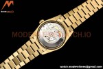 Rolex - DayDate 36mm 128238 Flt Pres YG/YG Grn/Dia V5 QF VR3255