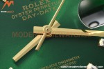 Rolex - DayDate 36mm 128238 Flt Pres YG/YG Grn/Dia V5 QF VR3255