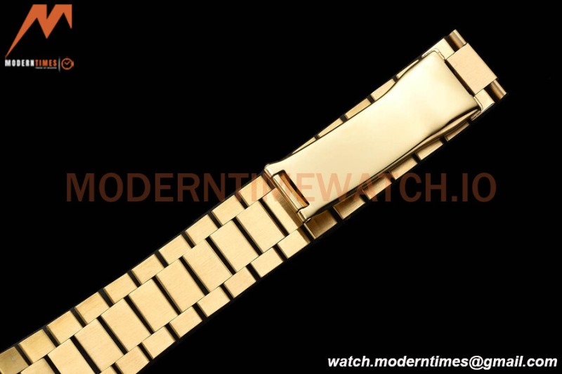 Rolex - DayDate 36mm 128238 Flt Pres YG/YG Grn/Dia V5 QF VR3255