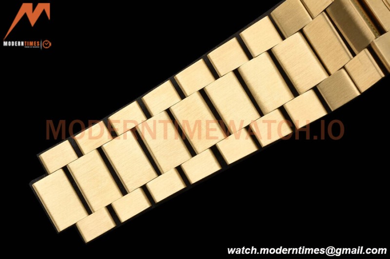Rolex - DayDate 36mm 128238 Flt Pres YG/YG Grn/Dia V5 QF VR3255
