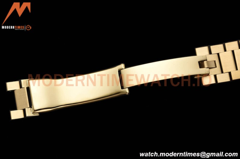 Rolex - DayDate 36mm 128238 Flt Pres YG/YG Grn/Rmn V5 QF VR3255