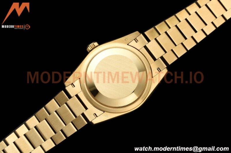 Rolex - DayDate 36mm 128238 Flt Pres YG/YG Wht/Rmn V5 QF VR3255
