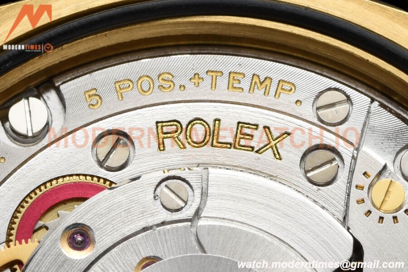 Rolex - DayDate 36mm 128238 Flt Pres YG/YG Wht/Rmn V5 QF VR3255