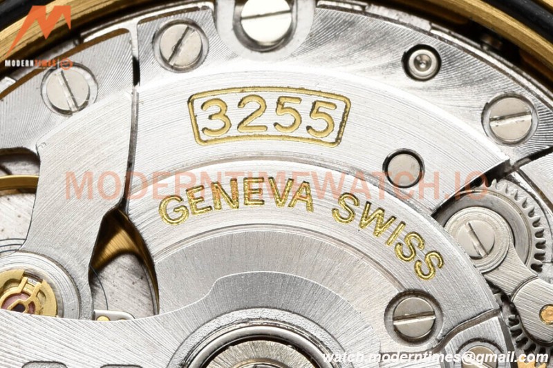 Rolex - DayDate 36mm 128238 Flt Pres YG/YG Green/Dia V5 QF VR3255