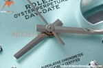 Rolex - DayDate 36mm 128236 Flt Pres SS/SS I-Blue/Dia V5 QF VR3255