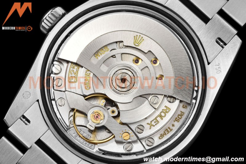 Rolex - DayDate 36mm 128236 Flt Pres SS/SS I-Blue/Dia V5 QF VR3255