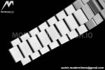 Rolex - DayDate 36mm 128239 Flt Pres SS/SS G-Blue/Dia V5 QF VR3255