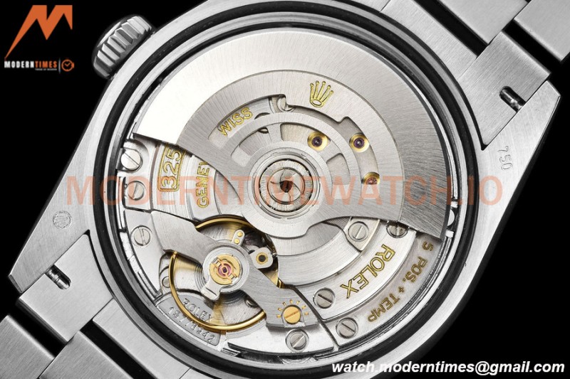 Rolex - DayDate 36mm 128239 Flt Pres SS/SS G-Blue/Dia V5 QF VR3255