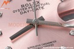 Rolex - DayDate 36mm 128239 Flt Pres SS/SS Pink/Dia V5 QF VR3255
