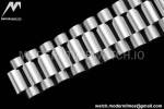 Rolex - DayDate 36mm 128239 Flt Pres SS/SS Pink/Dia V5 QF VR3255