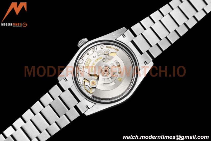 Rolex - DayDate 36mm 128239 Flt Pres SS/SS Pink/Dia V5 QF VR3255