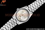 Rolex - DayDate 36mm 128236 Flt Pres SS/SS I-Blue/Dia V5 QF VR3255