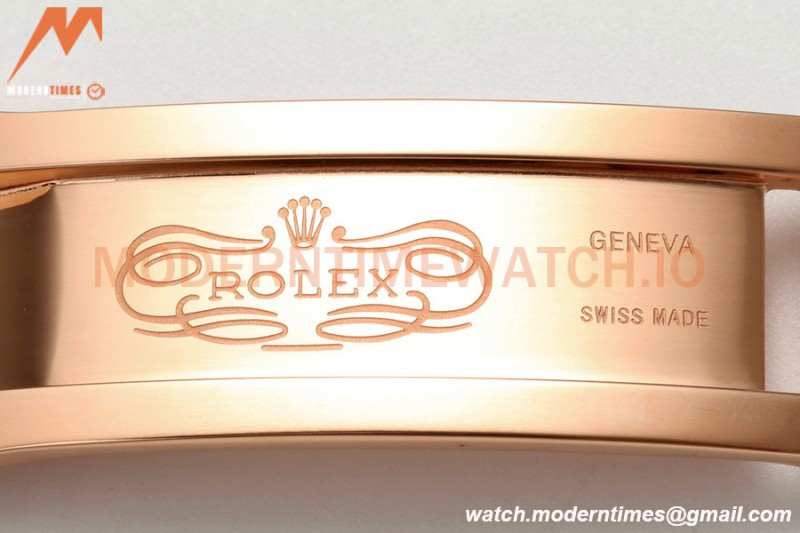 Rolex - DayDate 228235 Gain Weight 40mm Flt Pres RG/RG Brown/Dia KF VR3255