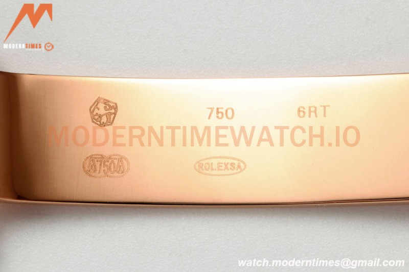 Rolex - DayDate 228235 Gain Weight 40mm Flt Pres RG/RG Brown/Dia KF VR3255