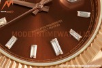 Rolex - DayDate 228235 Gain Weight 40mm Flt Pres RG/RG Brown/Dia KF VR3255