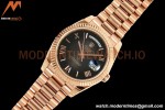 Rolex - DayDate 228235 Gain Weight 40mm Flt Pres RG/RG Black/Rmn KF VR3255