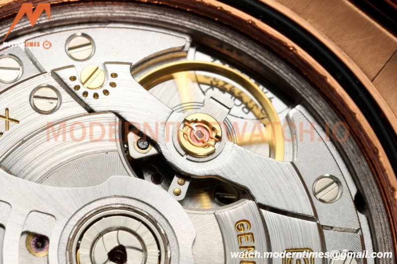 Rolex - DayDate 228235 Gain Weight 40mm Flt Pres RG/RG Black/Rmn KF VR3255