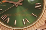 Rolex - DayDate 228235 Gain Weight 40mm Flt Pres RG/RG Green/Rmn KF VR3255