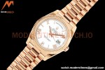 Rolex - DayDate 228235 Gain Weight 40mm Flt Pres RG/RG Wht/Rmn KF VR3255
