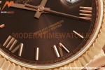 Rolex - DayDate 228235 Gain Weight 40mm Flt Pres RG/RG Brn/Rmn KF VR3255