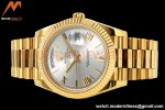 Rolex - DayDate 228238 Gain Weight 40mm Flt Pres YG/YG Silv/Rmn KF VR3255