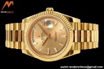 Rolex - DayDate 228238 Gain Weight 40mm Flt Pres YG/YG Gold/Dia KF VR3255