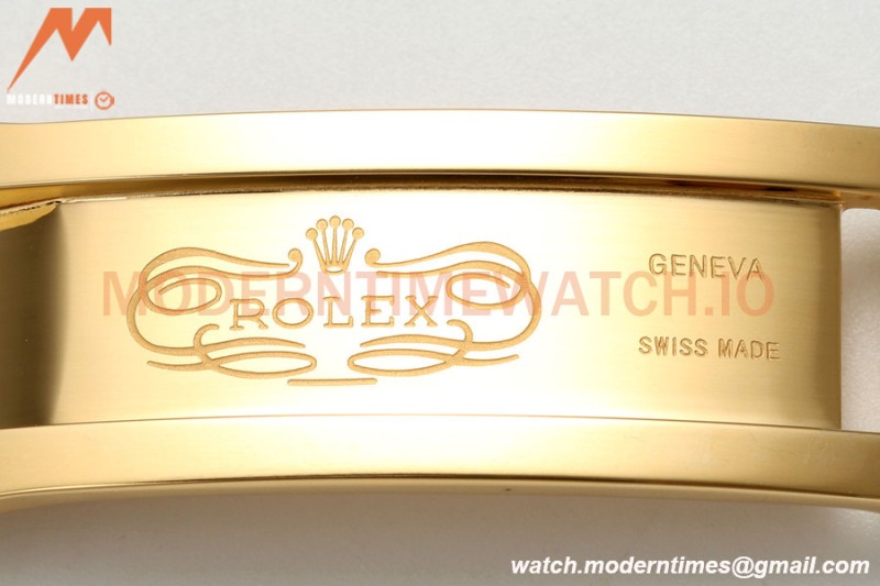 Rolex - DayDate 228238 Gain Weight 40mm Flt Pres YG/YG Blk/Dia KF VR3255
