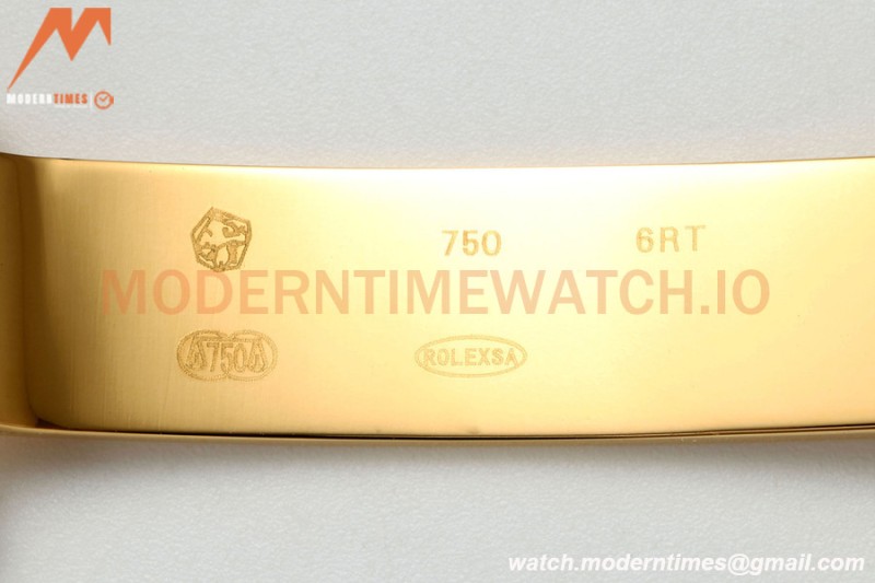 Rolex - DayDate 228238 Gain Weight 40mm Flt Pres YG/YG Blk/Dia KF VR3255