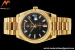 Rolex - DayDate 228238 Gain Weight 40mm Flt Pres YG/YG Blk/Dia KF VR3255