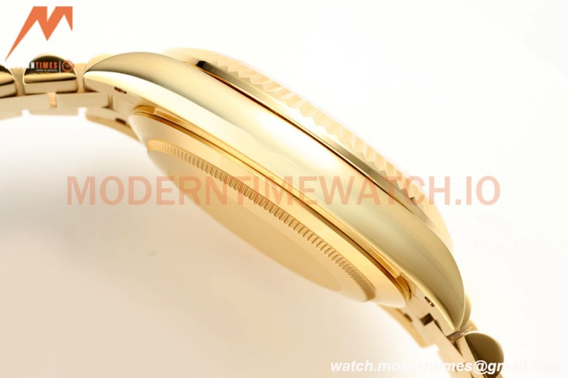 Rolex - DayDate 228238 Gain Weight 40mm Flt Pres YG/YG Wht/Rmn KF VR3255