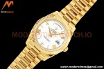 Rolex - DayDate 228238 Gain Weight 40mm Flt Pres YG/YG Wht/Rmn KF VR3255