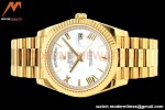 Rolex - DayDate 228238 Gain Weight 40mm Flt Pres YG/YG Wht/Rmn KF VR3255