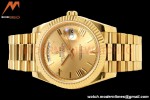 Rolex - DayDate 228238 Gain Weight 40mm Flt Pres YG/YG Gold/Rmn KF VR3255