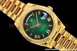 Rolex - DayDate 228238 Gain Weight 40mm Flt Pres YG/YG Grn Ombre/Rmn KF VR3255