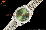Rolex - DayDate 228239 Gain Weight 40mm Flt Pres SS/SS Grn/Rmn KF VR3255