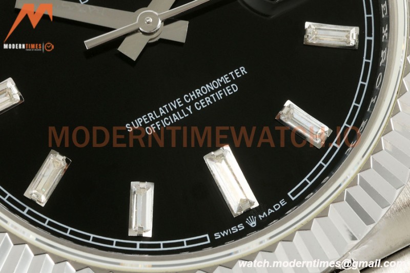 Rolex - DayDate 228239 Gain Weight 40mm Flt Pres SS/SS Blue/Rmn KF VR3255