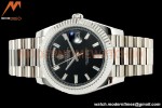 Rolex - DayDate 228239 Gain Weight 40mm Flt Pres SS/SS Blue/Rmn KF VR3255