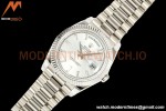 Rolex - DayDate 228239 Gain Weight 40mm Flt Pres SS/SS Silv/Dia KF VR3255