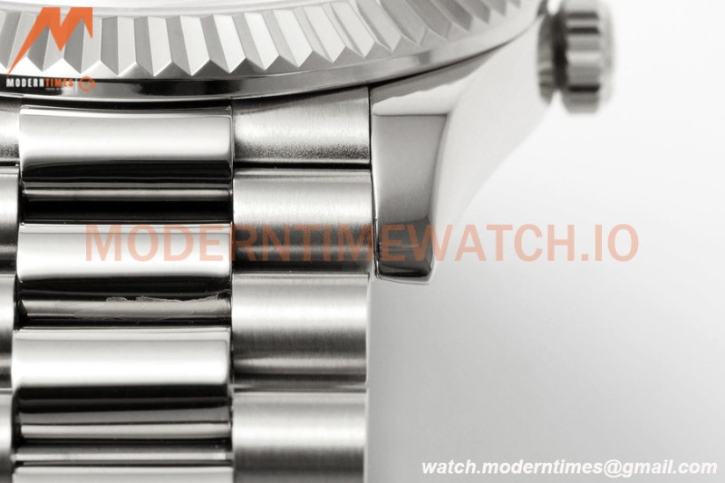 Rolex - DayDate 228236 Gain Weight 40mm Flt Pres SS/SS I-Blu/Dia KF VR3255