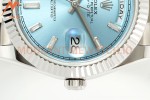 Rolex - DayDate 228236 Gain Weight 40mm Flt Pres SS/SS I-Blu/Dia KF VR3255