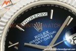 Rolex - DayDate 228239 Gain Weight 40mm Flt Pres SS/SS Blu Ombre/Rmn KF VR3255