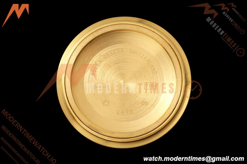 Rolex - DayDate 128238 Gain Weight 36mm Flt Pres YG/YG Gold/Dia KF A2836